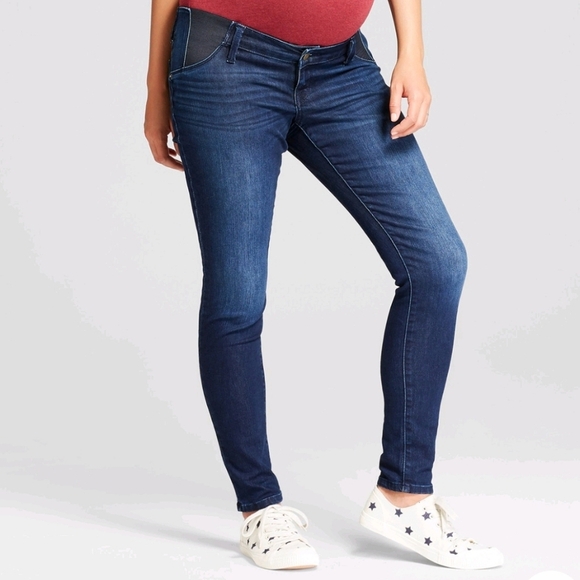 Under Belly Skinny 16/29" Maternity Jeans - Isabel Maternity by Ingrid - Picture 1 of 16